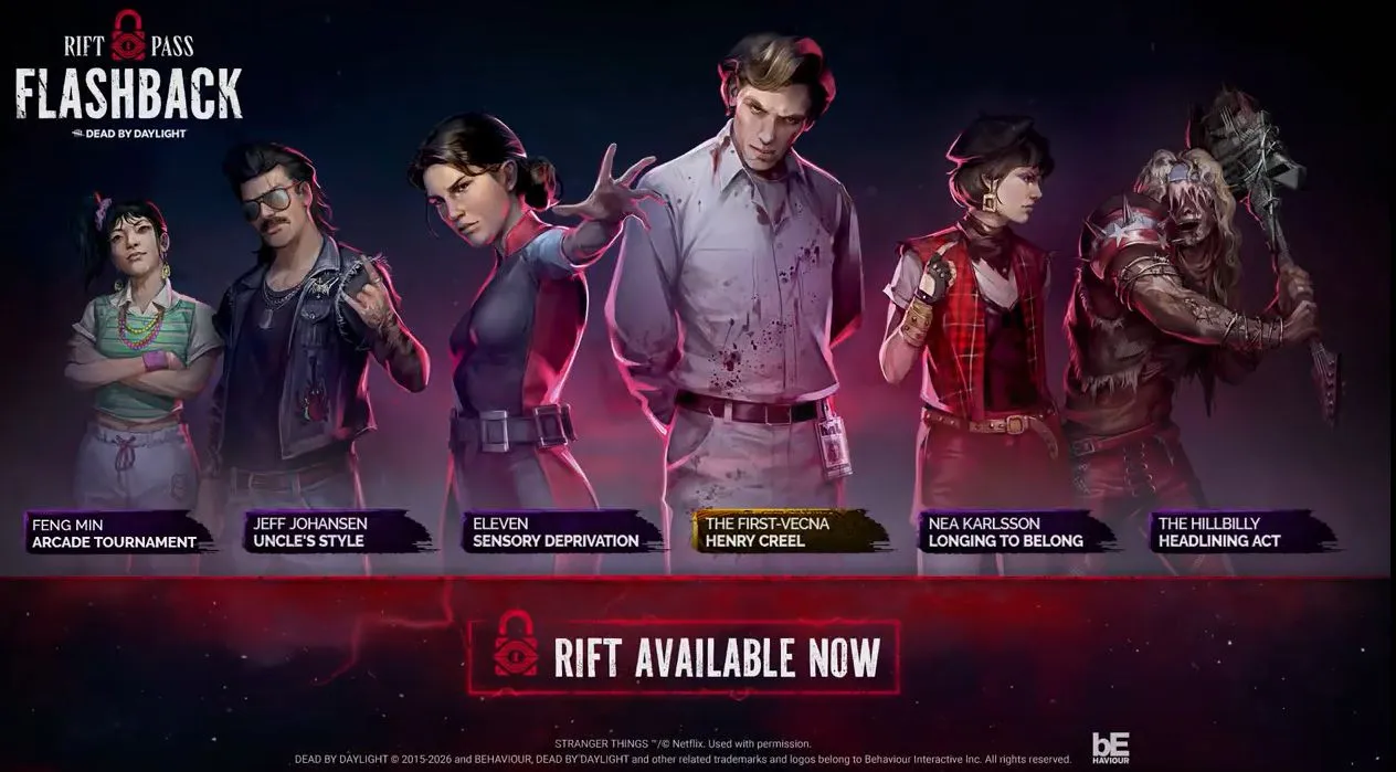 Коллаборация Dead by Daylight с «Очень странными делами»