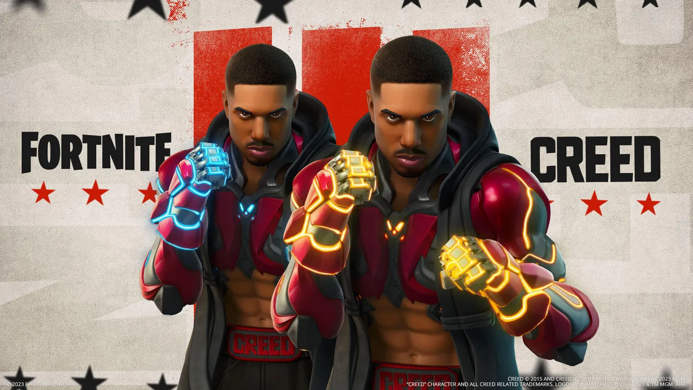 Скин боксера Адониса Крида в Fortnite