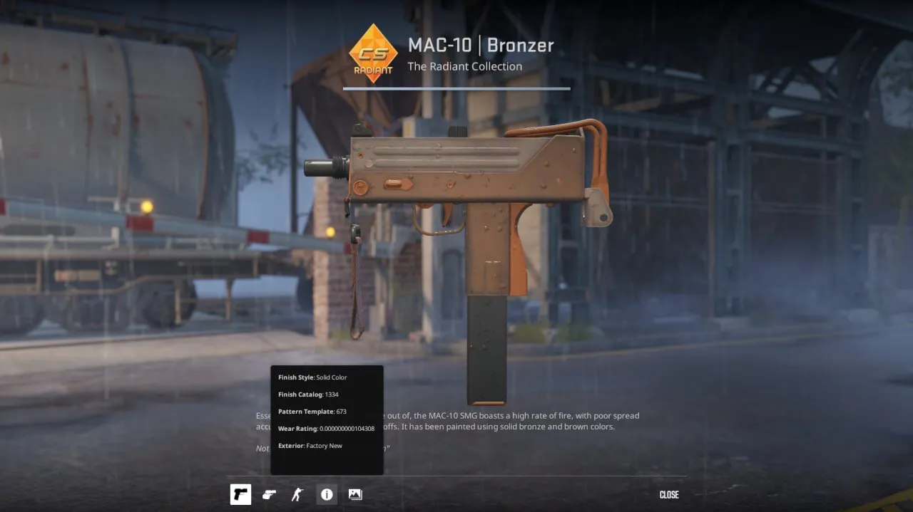 MAC-10 «Бронзовый»
