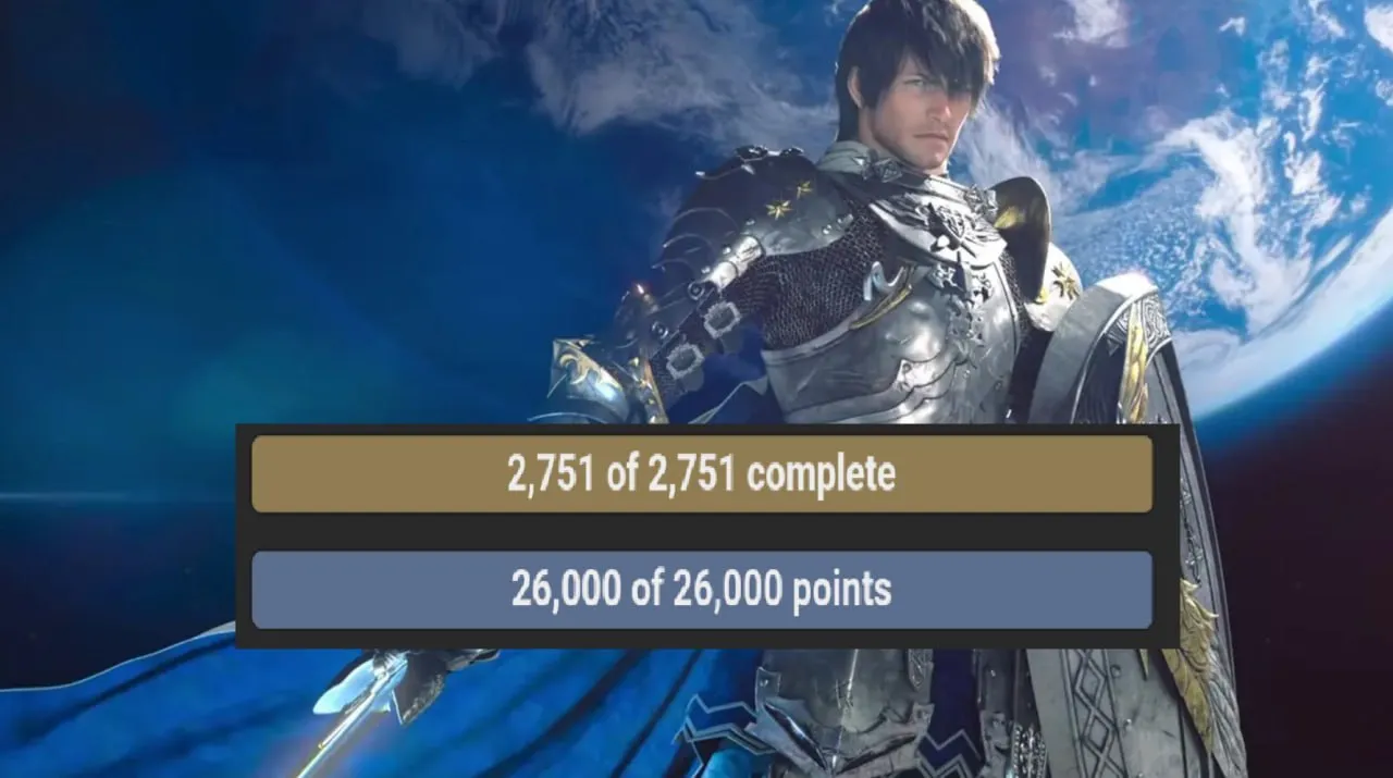 Японский игрок собрал все достижения в Final Fantasy 14