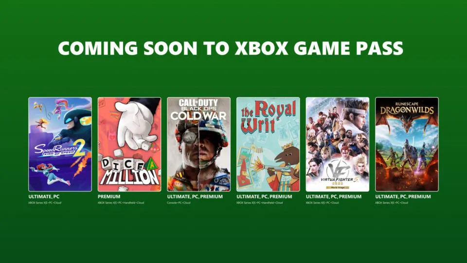 Microsoft раскрыла первую сентябрьскую подборку Xbox Game Pass