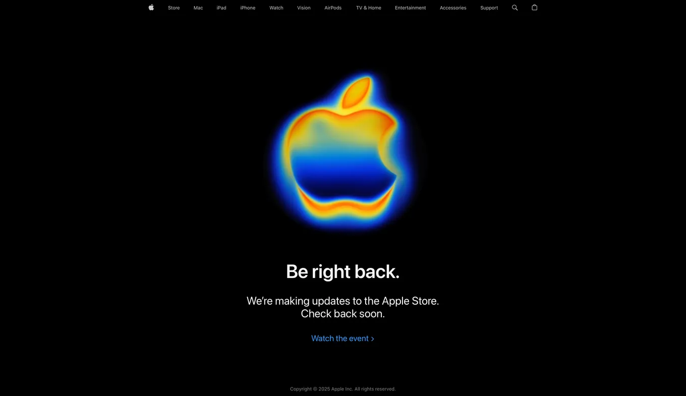 Сайт Apple