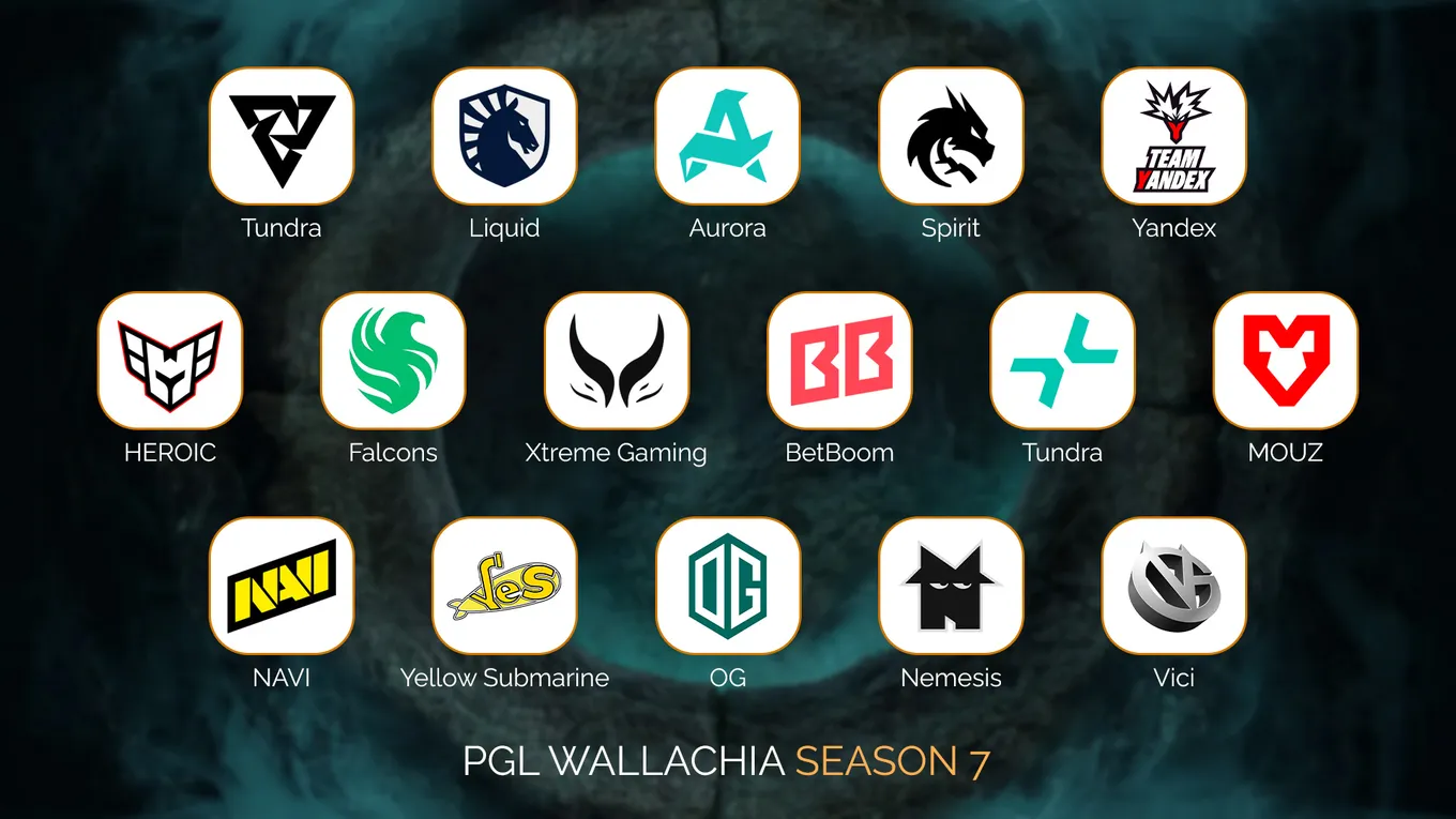 В PGL Wallachia Season 7 примут участие 16 команд со всего мира