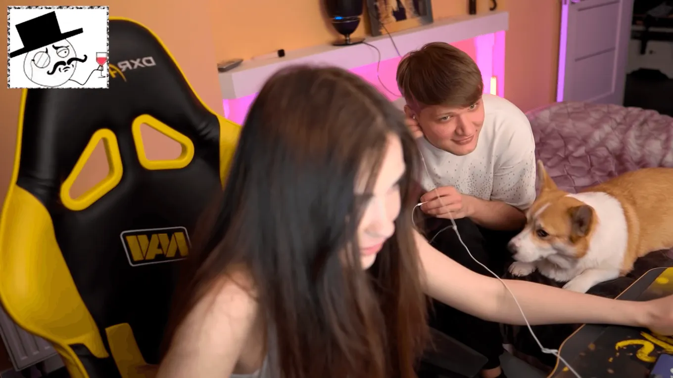 Арина AhriNyan Берднякова и s1mple