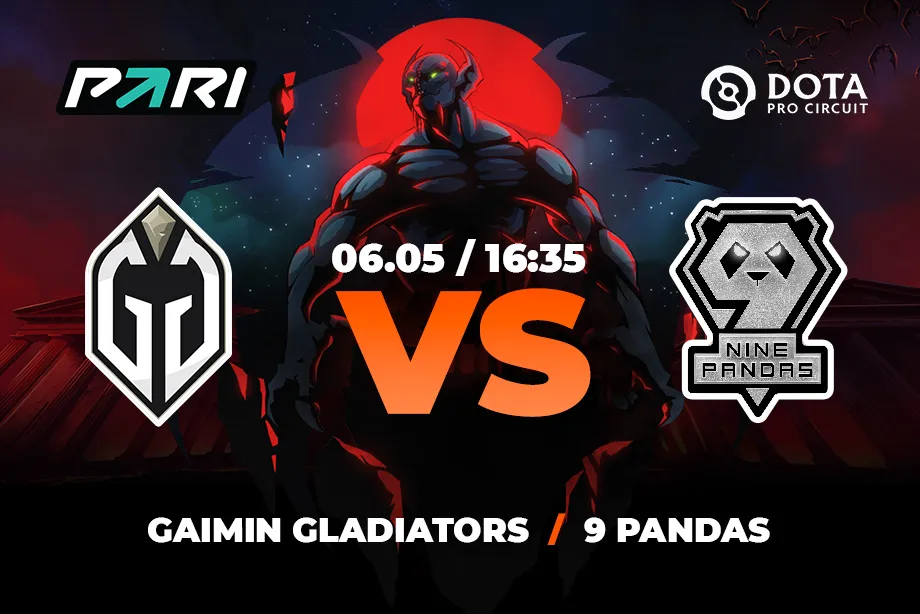 Клиент PARI поставил 200 тысяч рублей на Gladiators в матче с 9 Pandas на ESL One Berlin Major 2023