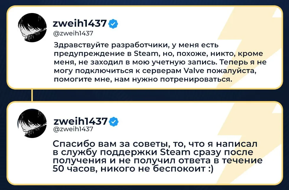 Обращение Гогина в социальных сетях