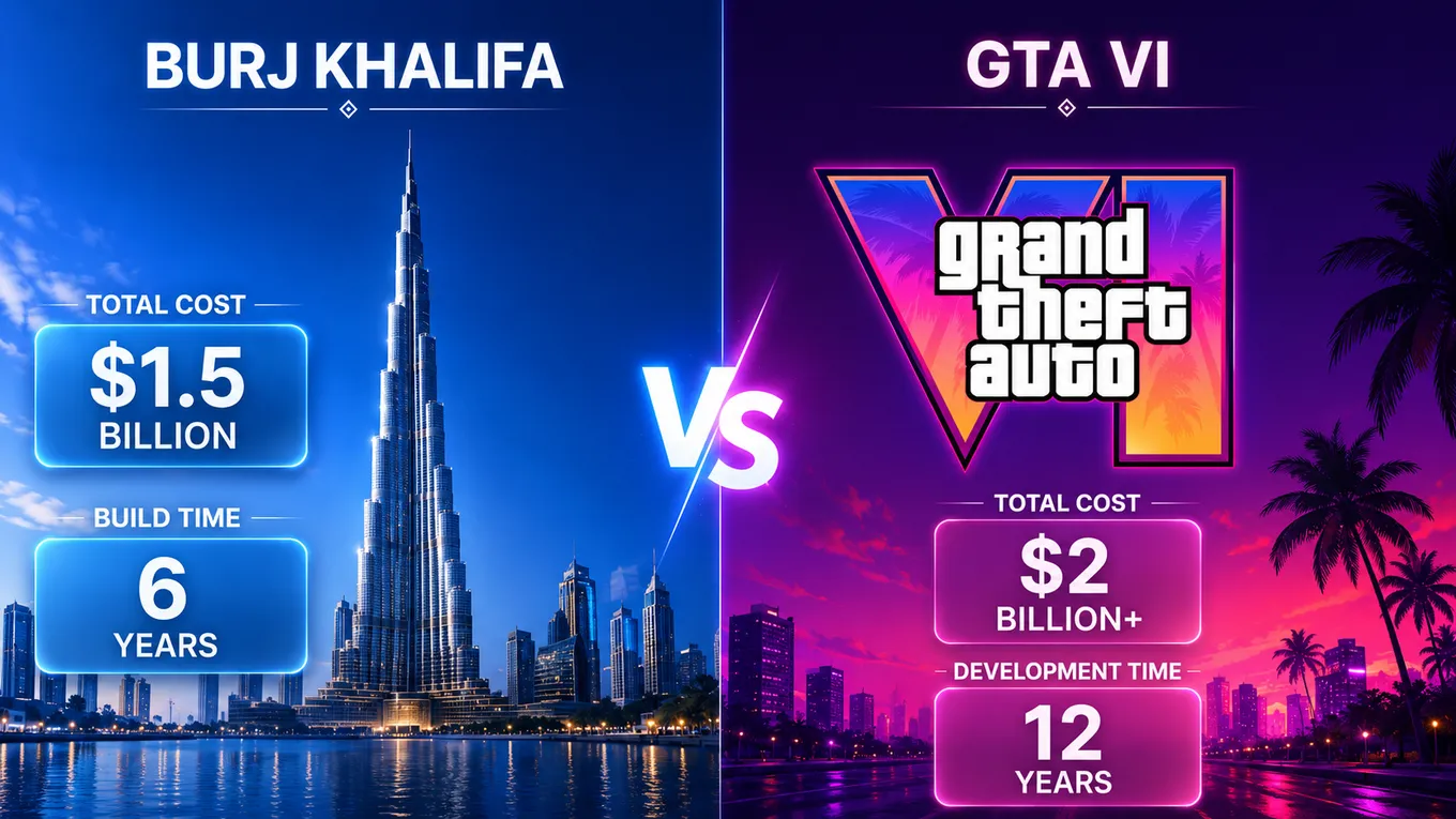 Разработка Grand Theft Auto VI по масштабу и стоимости уже превзошла строительство Бурдж-Халифы
