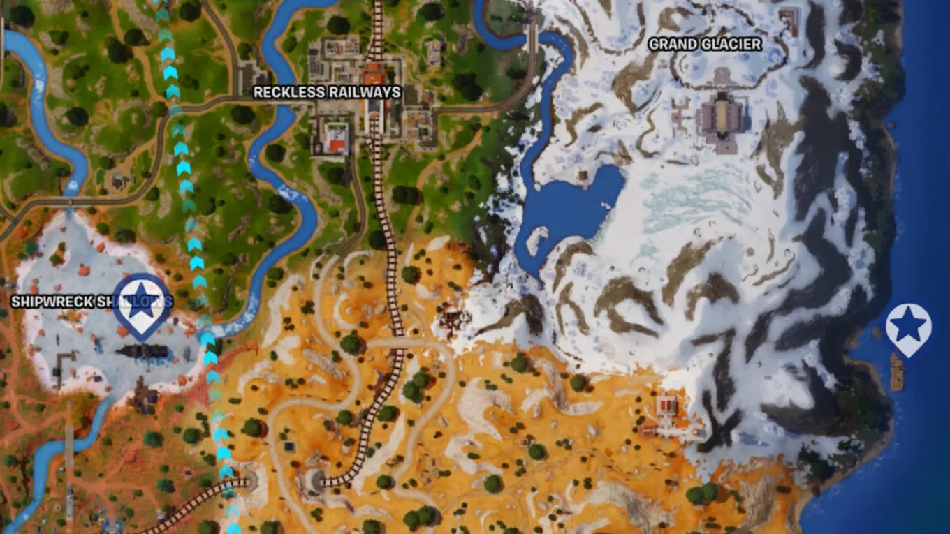 Карта Fortnite