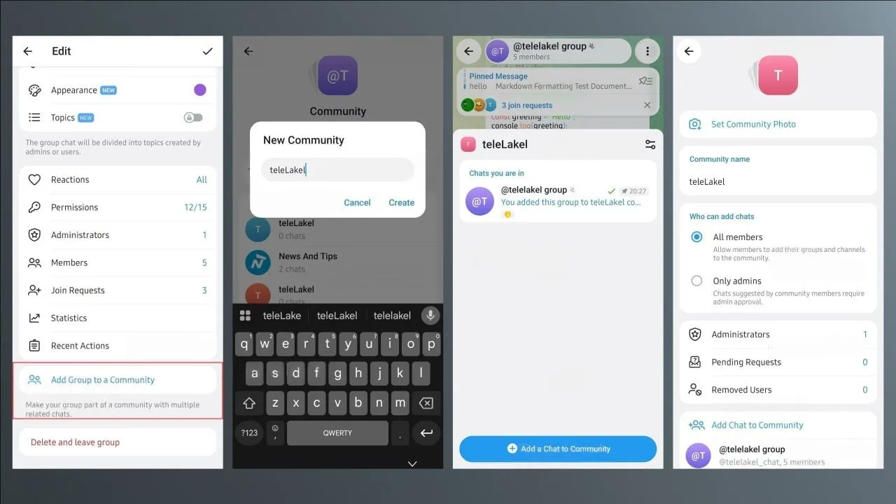 Telegram получил сообщества, продвинутый редактор и новые функции ИИ