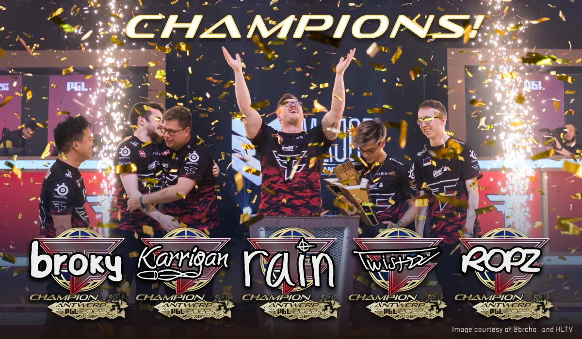 Чемпионские автографы FaZe в CS:GO