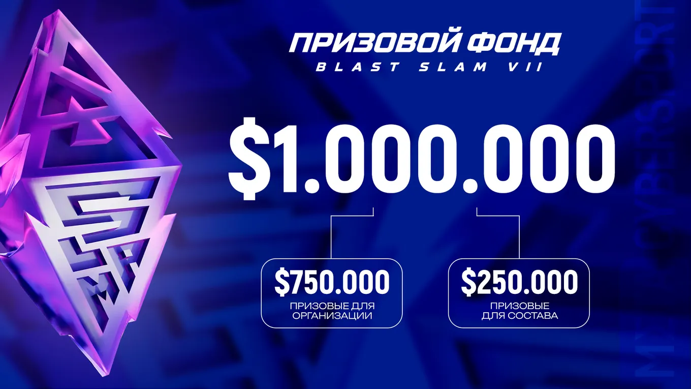 С момента запуска серии все сезоны BLAST Slam имеют призовой фонд в размере 1 миллиона долларов
