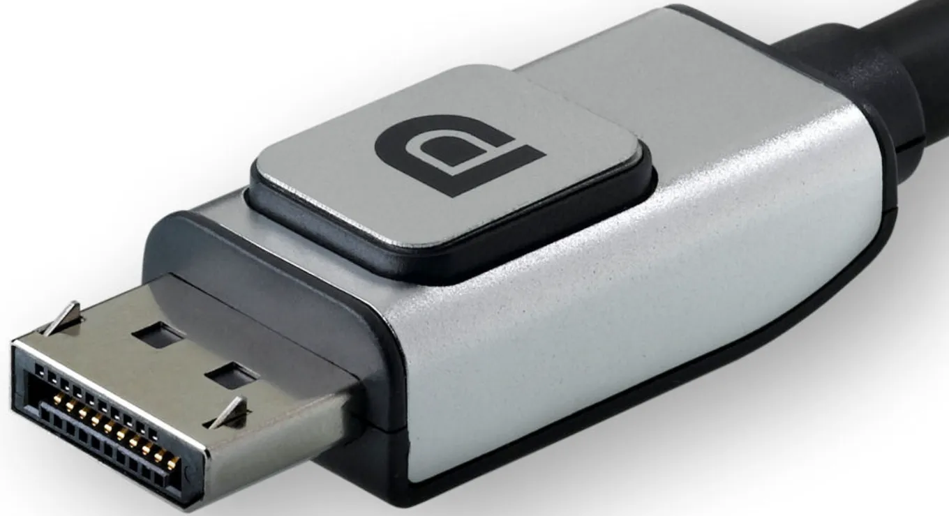 Вот так выглядит кабель DisplayPort