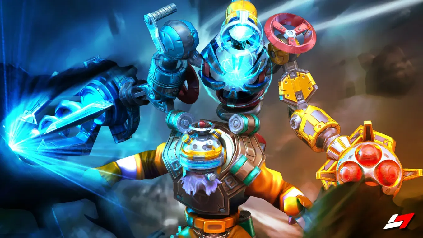 Геймплей на герое Tinker в Dota 2
