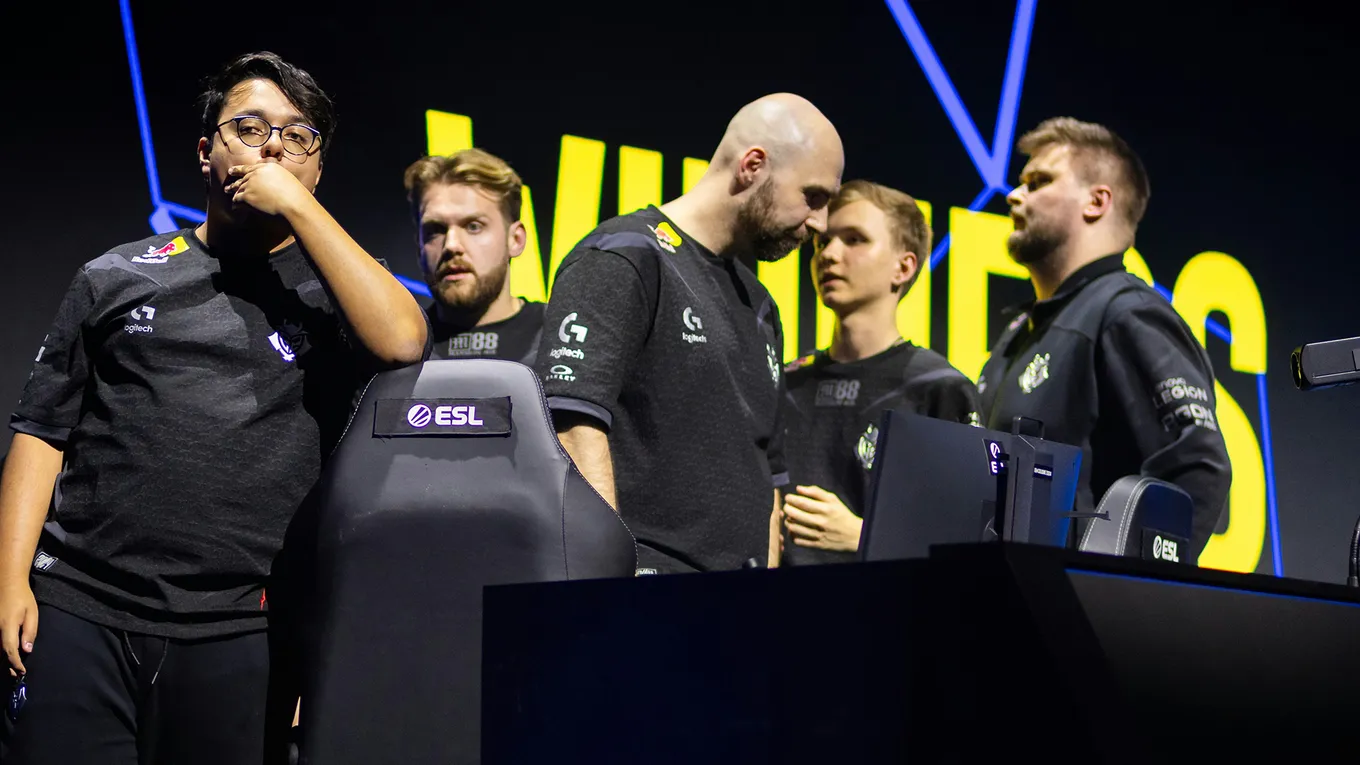 G2 Esports после поражения от MOUZ в четвертьфинале