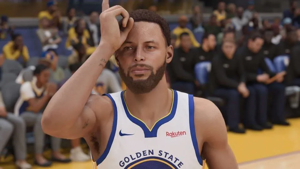 Стефен Карри в NBA 2K