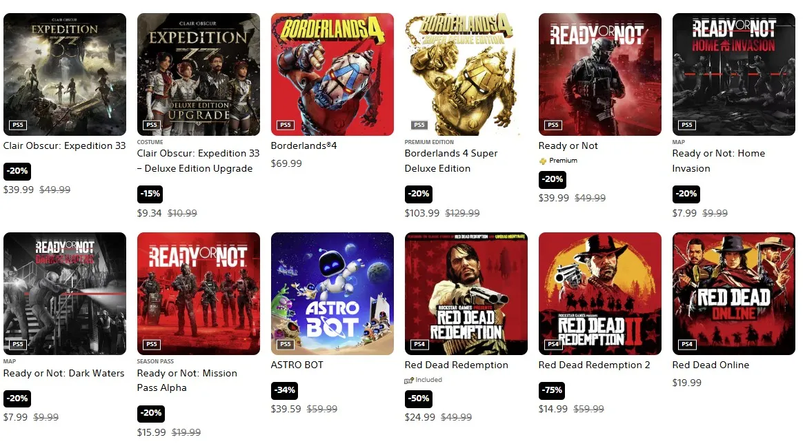 Игры в PS Store