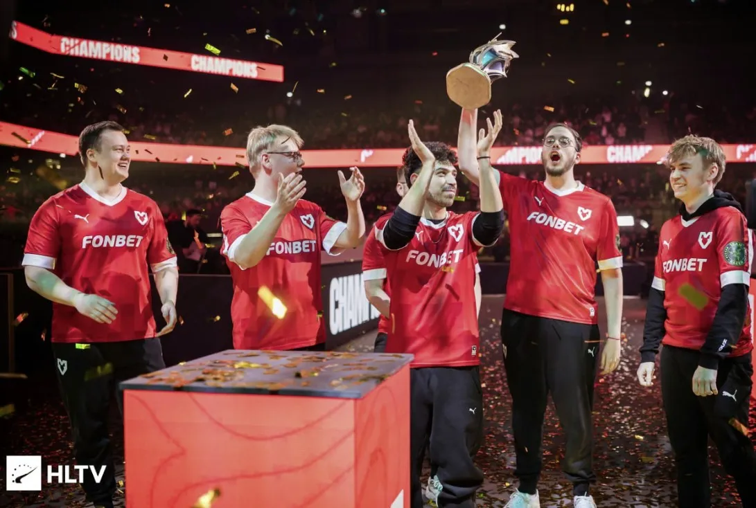 Поднятие кубка PGL Cluj-Napoca 2025 (HLTV)
