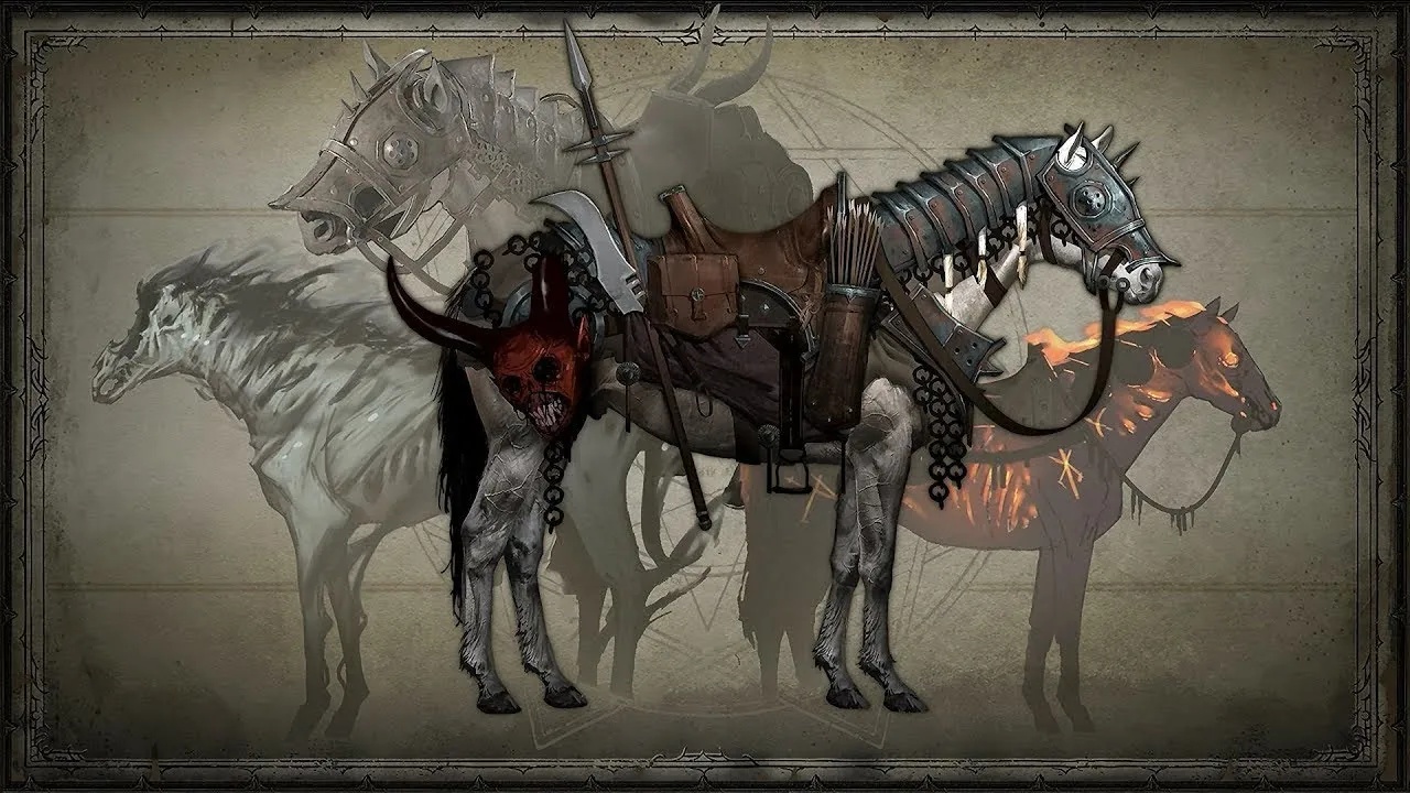 Лошади в Diablo 4: где найти, как получить и кастомизировать