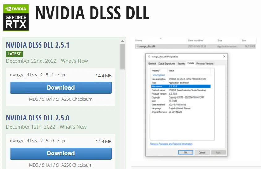 Скачайте nvngx_dlss.dll с сайта TеchPоwerUр