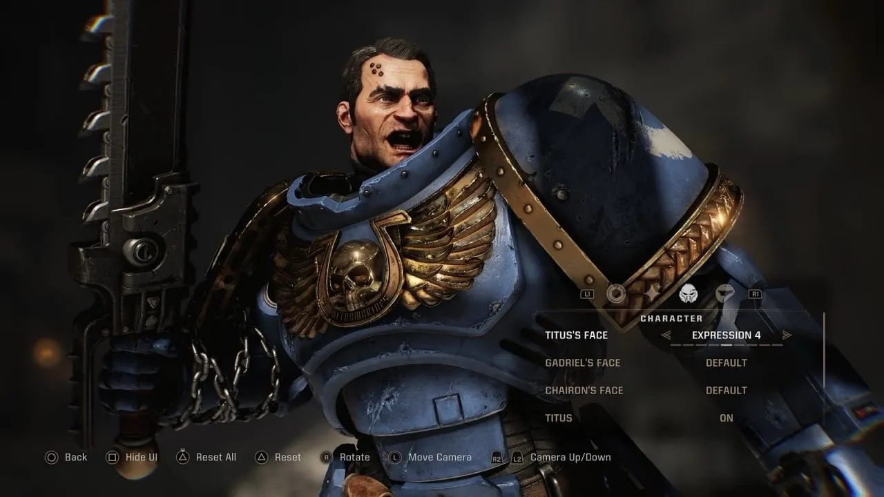 Скриншот с помощью фоторежима Warhammer 40,000: Space Marine 2