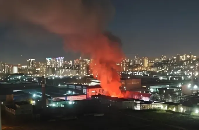 Пожар в Екатеринбурге
