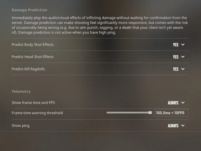 Damage Prediction в CS2