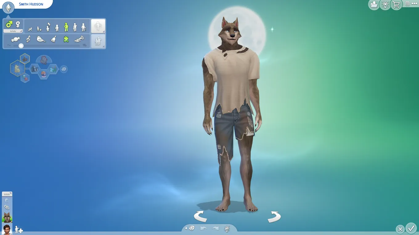 Оборотень в The Sims 4