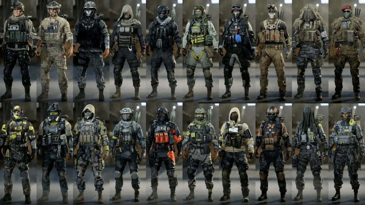 Ещё несколько скинов из Battlefield 6