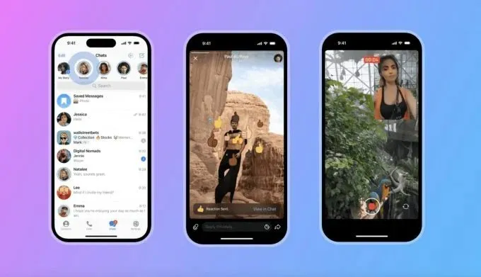 Сторис в Telegram