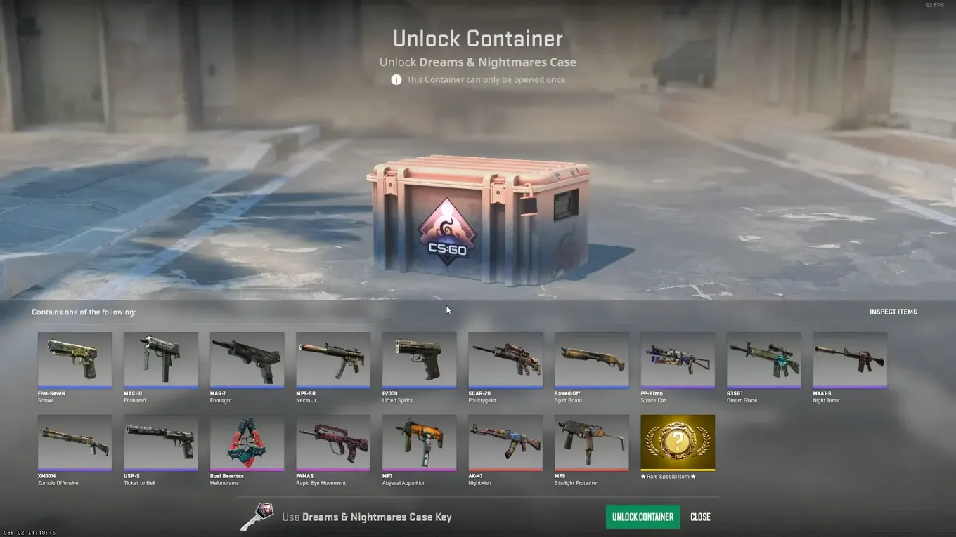 Кейс «Грёзы и кошмары» в Counter-Strike 2