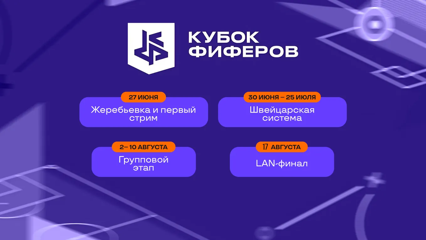 27 июня состоялась жеребьёвка, а сам Кубок Фиферов 2025 проходит с 30 июня по 17 августа 2025-го