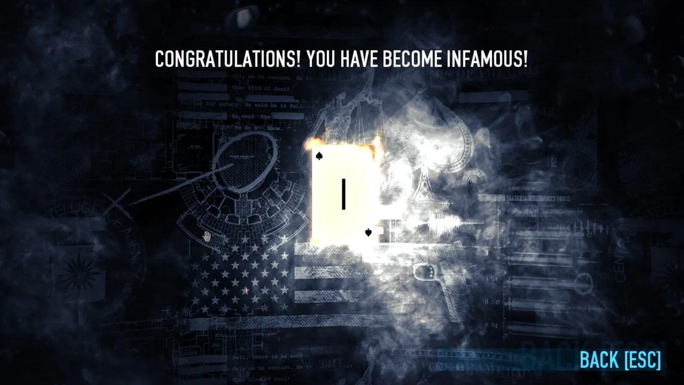 Новый уровень Infamy