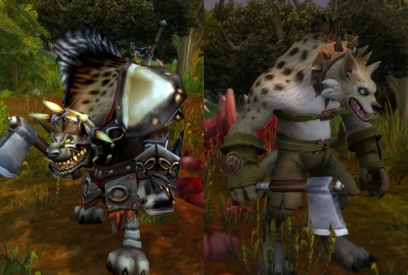 Старая и новая модель&nbsp;Дробителя в WoW
