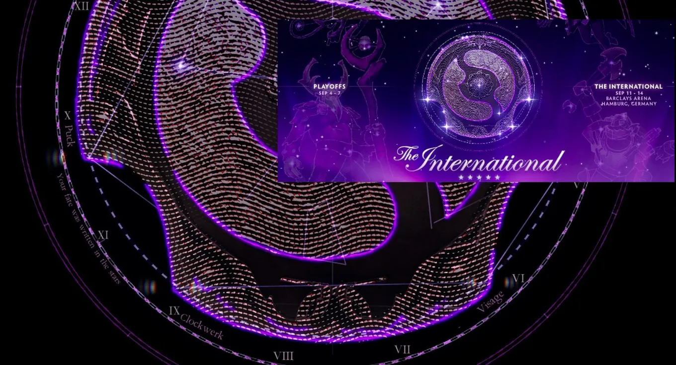 Главное меню Dota 2 в честь The International 2025