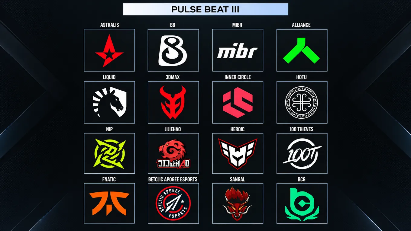 Все команды-участницы Stake Pulse Beat III