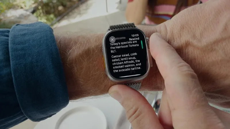 Siri Recap на Apple Watch