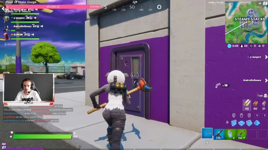 Антуан Гризманн играет в Fortnite в рамках 24-часового марафона GRIZI24H