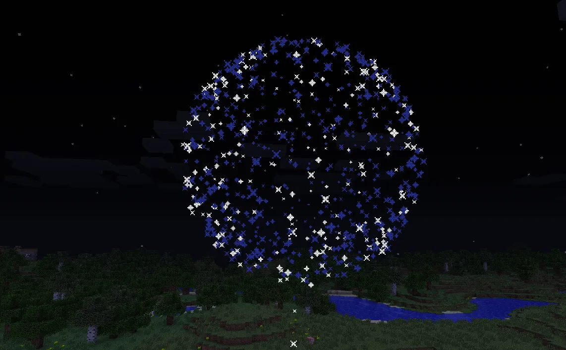 Интересные факты про салют в Minecraft