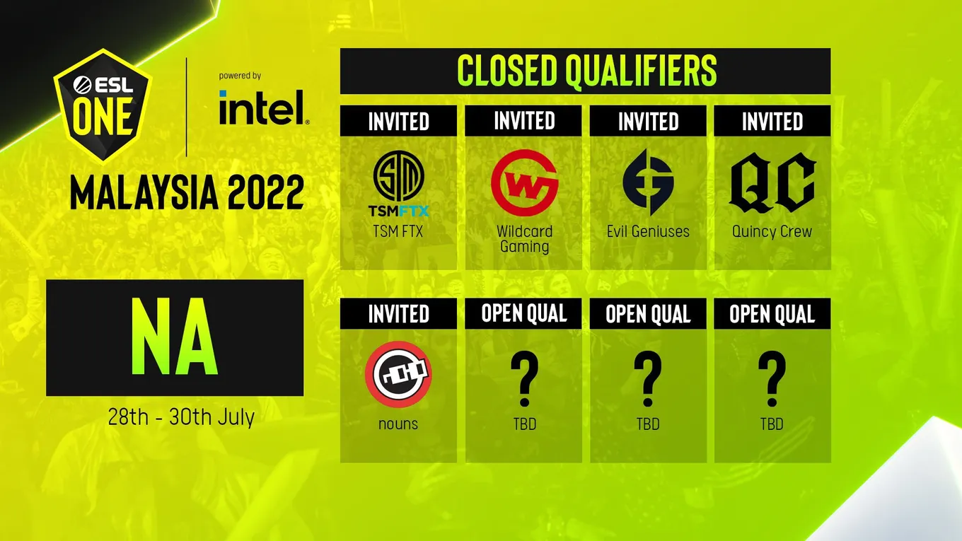 Северо-Американские закрытые квалификации ESL One Malaysia 2022