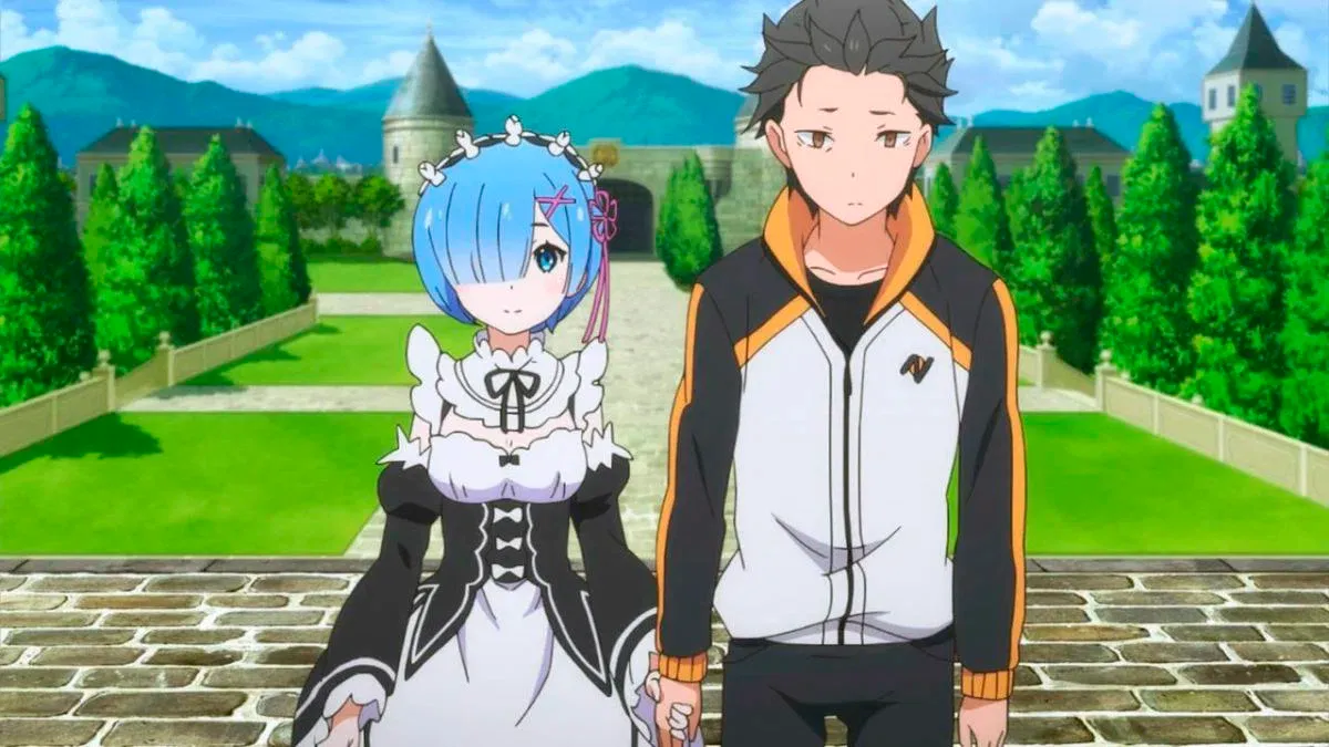 Кадр из аниме «Re: Zero – жизнь с нуля в другом мире»