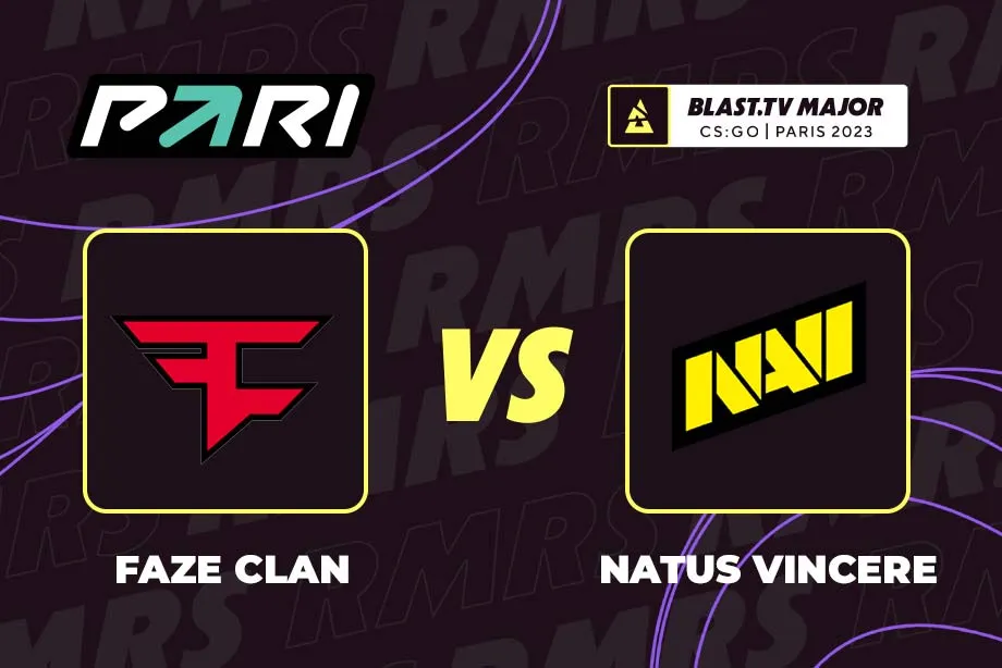 PARI: FaZe обыграет NaVi и пройдет на BLAST.tv Paris Major 2023