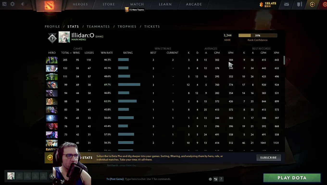 Black^ получил 3,2 тысяч MMR после калибровки