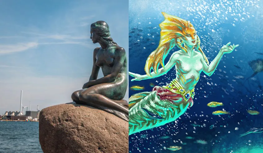 Русалка и Naga Siren