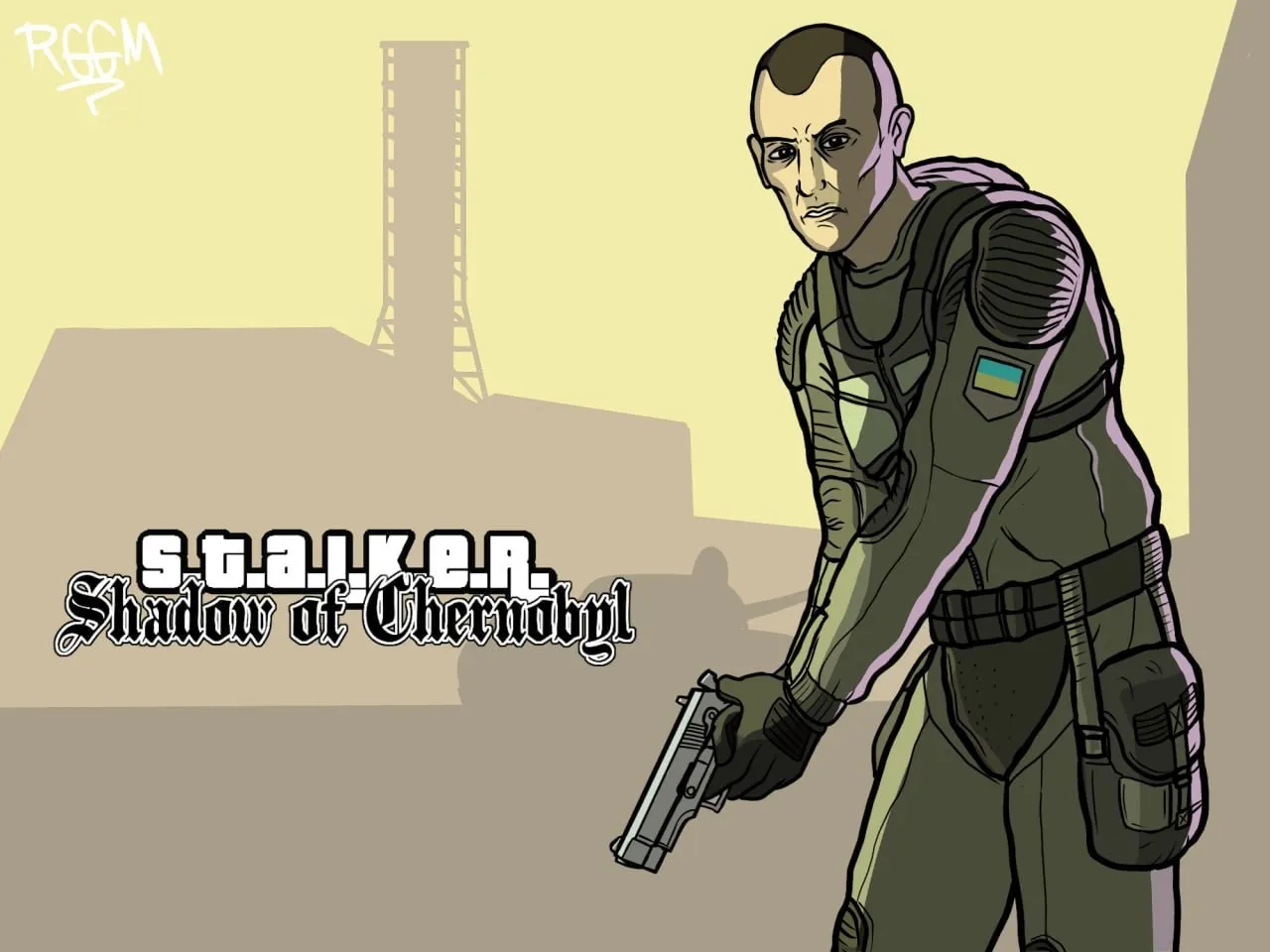 Персонажи из серии S.T.A.L.K.E.R. в стиле GTA: San Andreas
