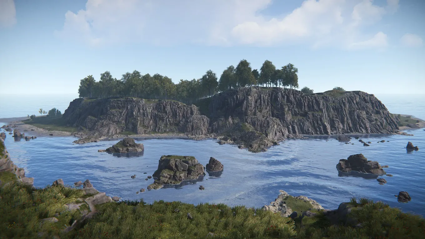 Горы и скалы в Rust