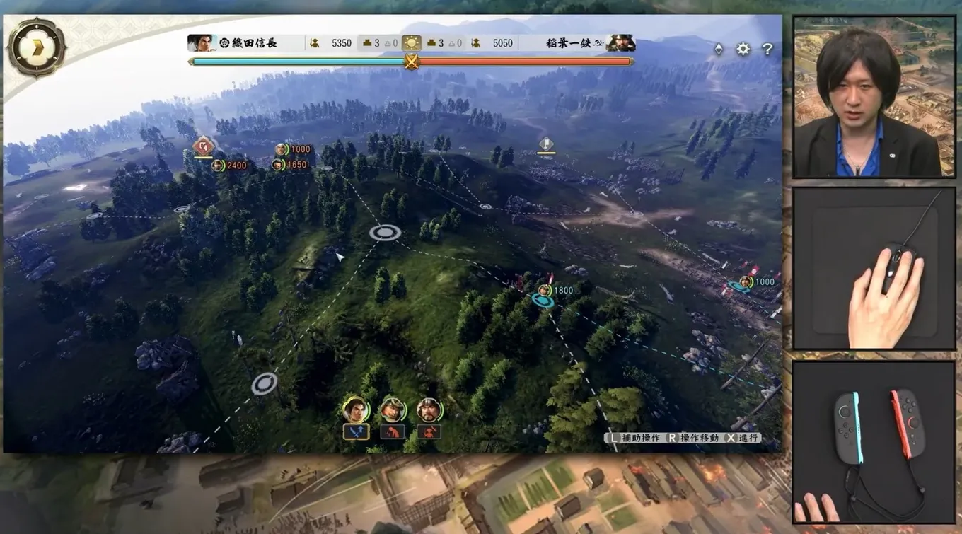 Nobunaga’s Ambition: Awakening CE на Nintendo Switch 2 с мышкой
