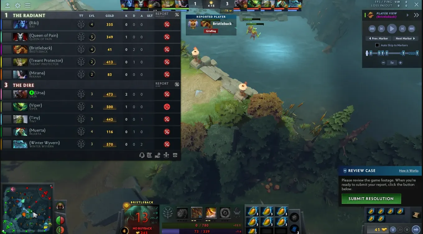 ILTW попался в системе «Патруля» за фид в матчмейкинге Dota 2