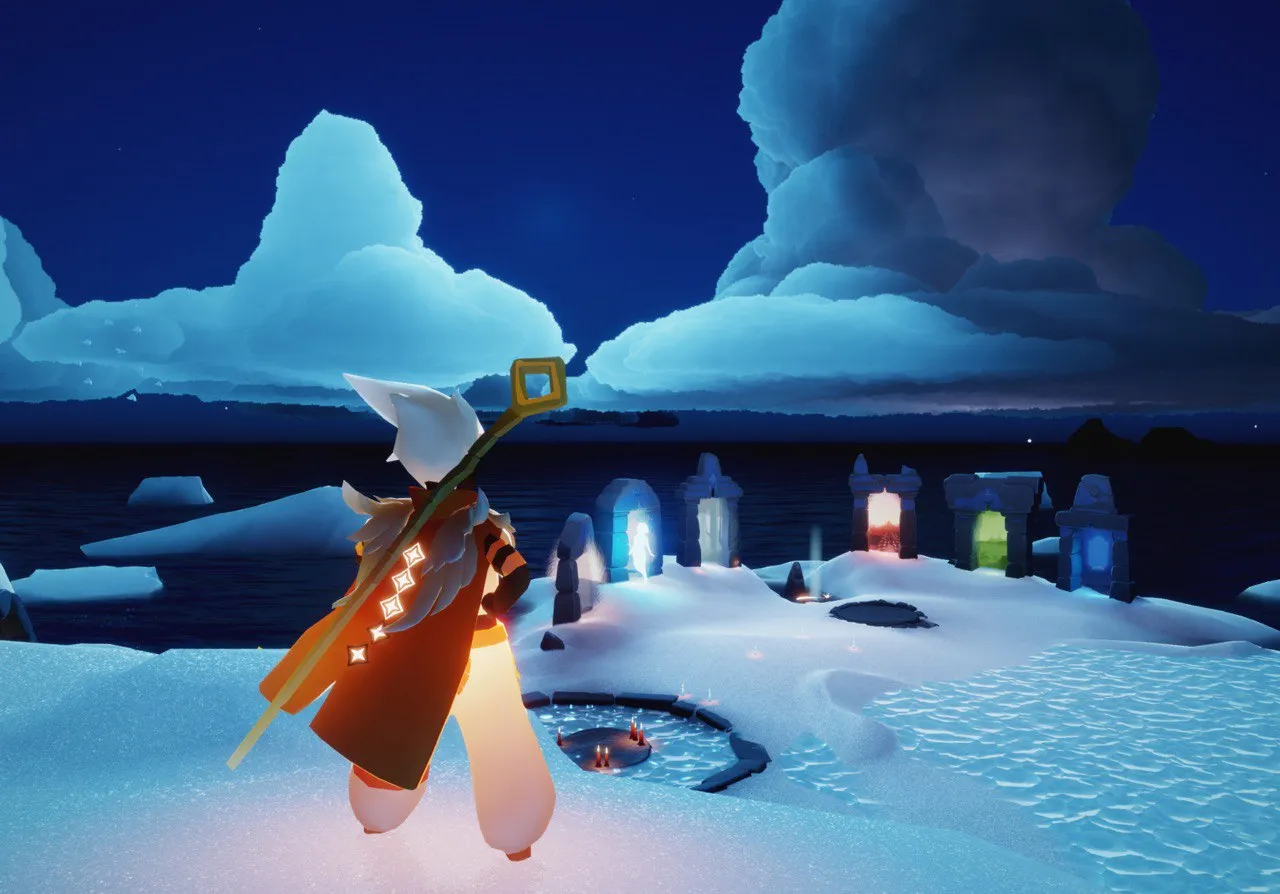 С выходом нового патча в Sky: Children of the Light началась зима