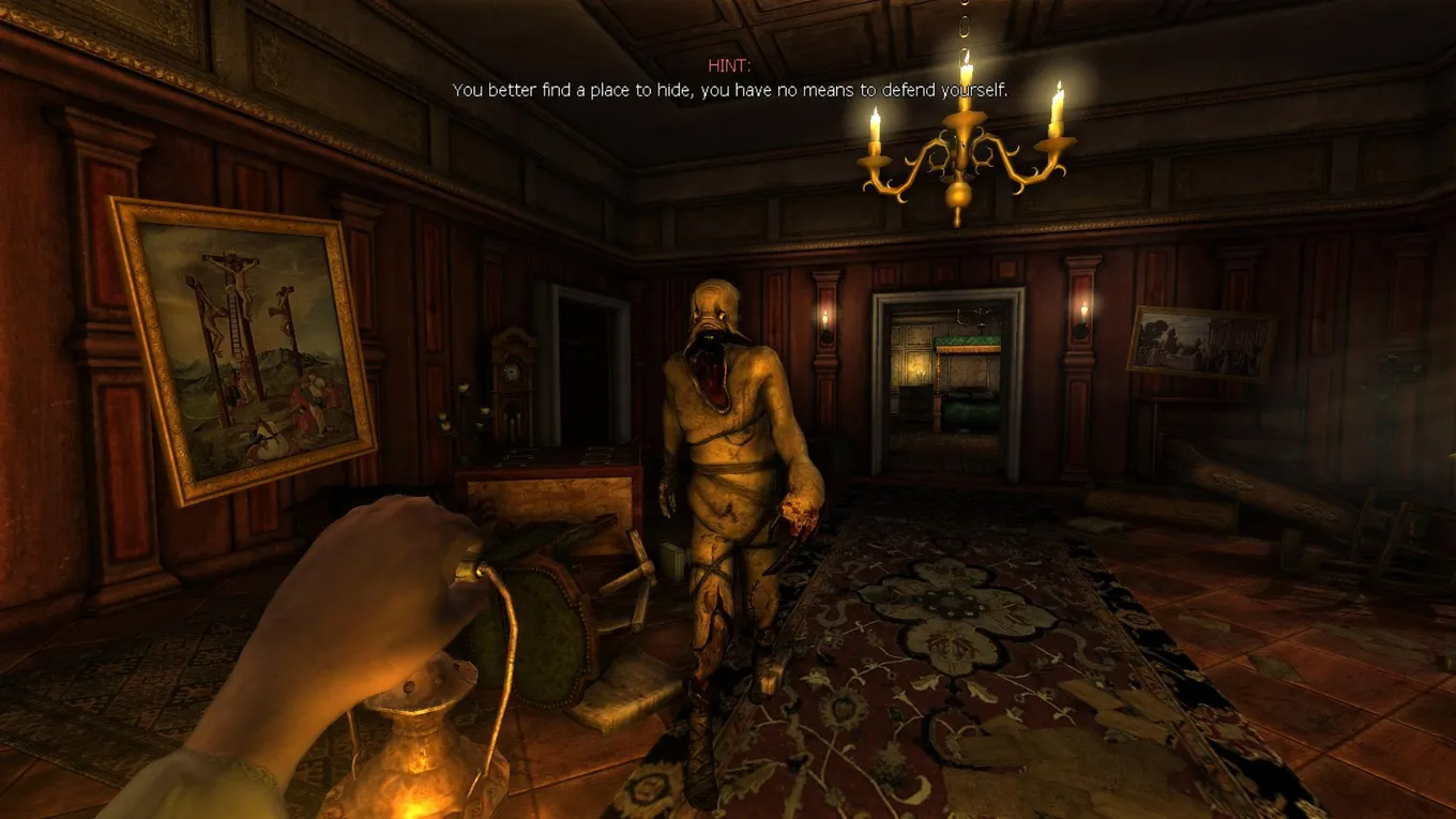 Геймплей Amnesia: The Dark Descent