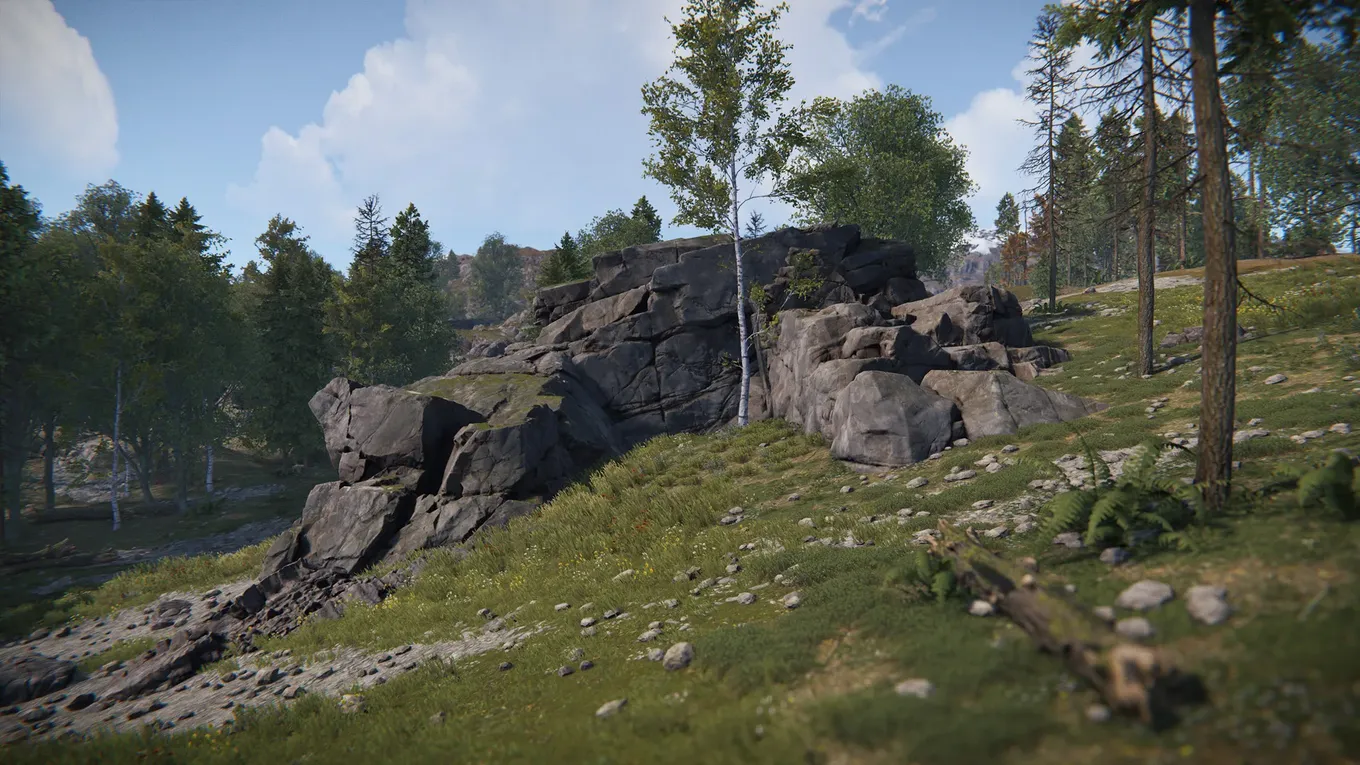 Горы и скалы в Rust